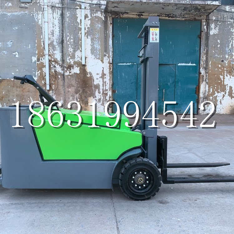 湛江市小型电动叉车1吨2吨步行站驾式电瓶堆高充电装卸车液压升降车铲车